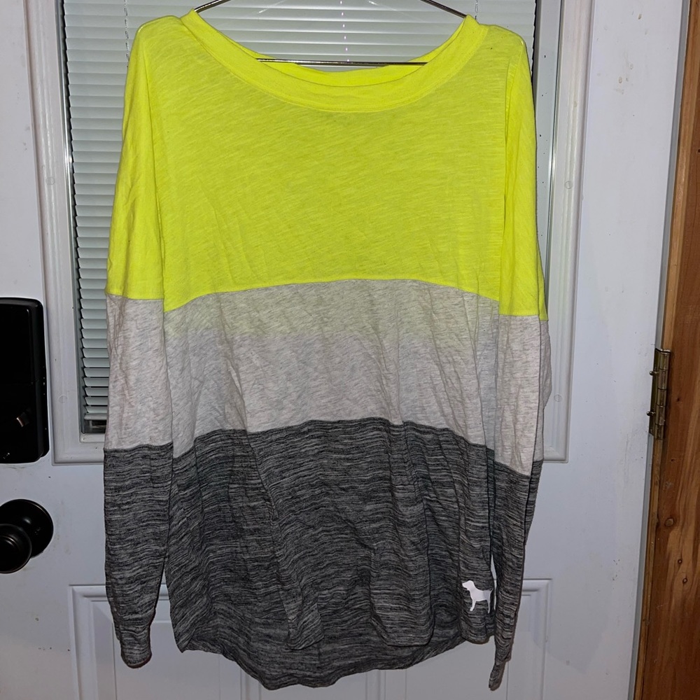 PINK long sleeve multicolored shirt MEDIUM